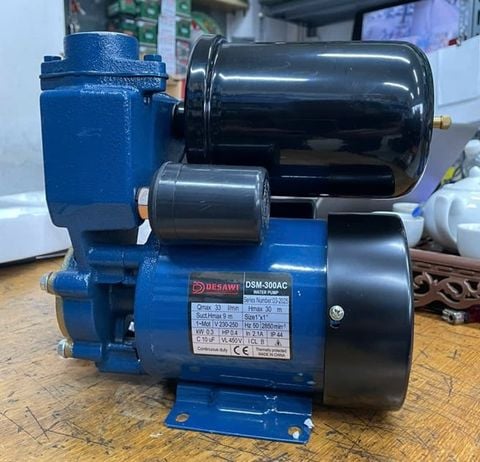Máy Bơm Tăng Áp 300W DESAWI, Máy Bơm Tăng Áp 300W Công Nghệ Ý, Máy Bơm Tăng Áp Cơ, Máy Bơm Tăng Áp Gia Đình