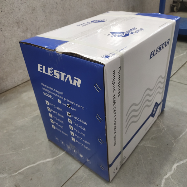 Máy bơm tăng áp biến tần ELESTAR PYS550E 550W, Bơm Biến Tần 550W, Bơm Biến Tần Gia Đình, Bơm Biến Tần Thông Minh