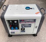  Máy phát điện chạy dầu 5KW TOSHIMA T68E, Máy Phát Điện Có Đề 5kW, Máy Phát Chạy Dầu Có Đề 5kw, Máy Phát Điện Cách Âm 5kw, Máy Phát Gia Đình chạy dầu 