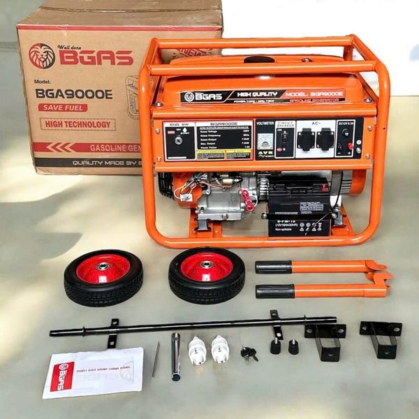Máy phát điện 7kw có đề BGAS, Máy phát điện 7.5kw, Máy phát có đề 7kw gia đình, Máy phát điện 7kw mini, Máy phát điện bãi 7kw, Máy phát điện Honda bãi 7kw