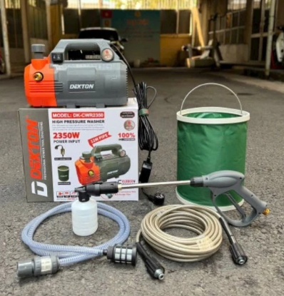 Máy Rửa Xe Dekton CWR2350-2350W, Máy Xịt Rửa Dekton, Máy Rửa Xe Chỉnh Áp Deton