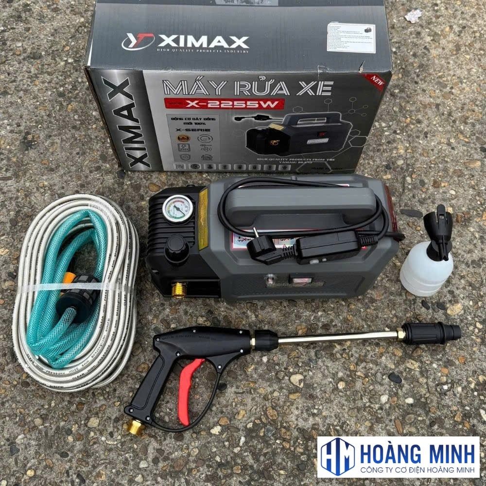  Máy Rửa Xe Gia Đình XIMAX X2255W Chống Giật 
