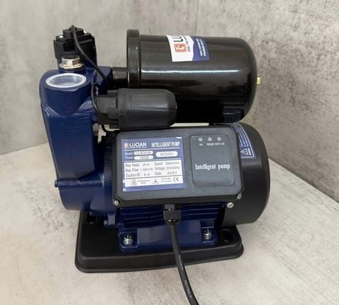 Máy Bơm Tăng Áp Điện Tử LUCIAN 180W Công Nghệ Nhật Bàn, Bơm Tăng Áp Thông Minh 180W