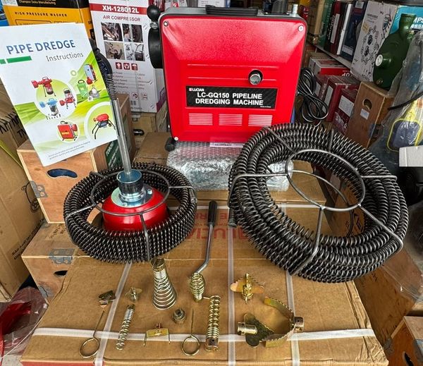 Máy Thông Cống Lucian GQ-150 2000W, Máy Thông Tắc Đường Ống, Máy Thông Ống, Máy Thông Tắc Cống, Máy Thụt Đường Ống