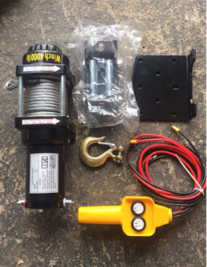 Tời Ắc Quy 12V 24V, Tời Điện 1 Chiều, Tời Điện DOSU DC 24v, Palăng Điện 12V, Máy Tời Ắc Quy 12v