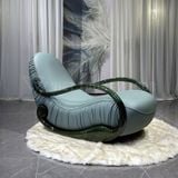  Ghế Bập Bênh Thư Giãn Da Bò Ý EC11 