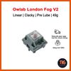  Switch Owlab London Fog V2 | Linear 49g | Công tắc bàn phím cơ | TKS 