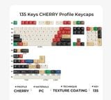  [Instock] PC Mixed Retro Light Keycap Set | Cherry Profile 