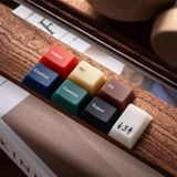  [Instock] PC Mixed Retro Light Keycap Set | Cherry Profile 