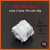  Switch HMX Titan Silver | Clacky | Linear 46g | Công tắc bàn phím cơ | TKS 