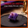  Switch Keygeek VC - Vice City | Clacky | Linear 48/57g | Công tắc bàn phím cơ | TKS 