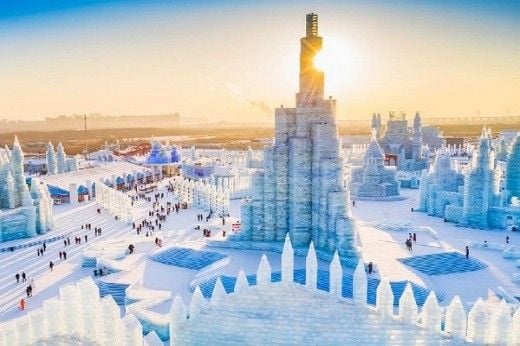  CÁP NHĨ TÂN – LÀNG HƯƠNG TUYẾT – MẪU ĐƠN GIANG – THẾ GIỚI BĂNG TUYẾT – TRÙNG KHÁNH “LỄ HỘI BĂNG ĐĂNG QUỐC TẾ” 8N7Đ |  BAY AIR CHINA 