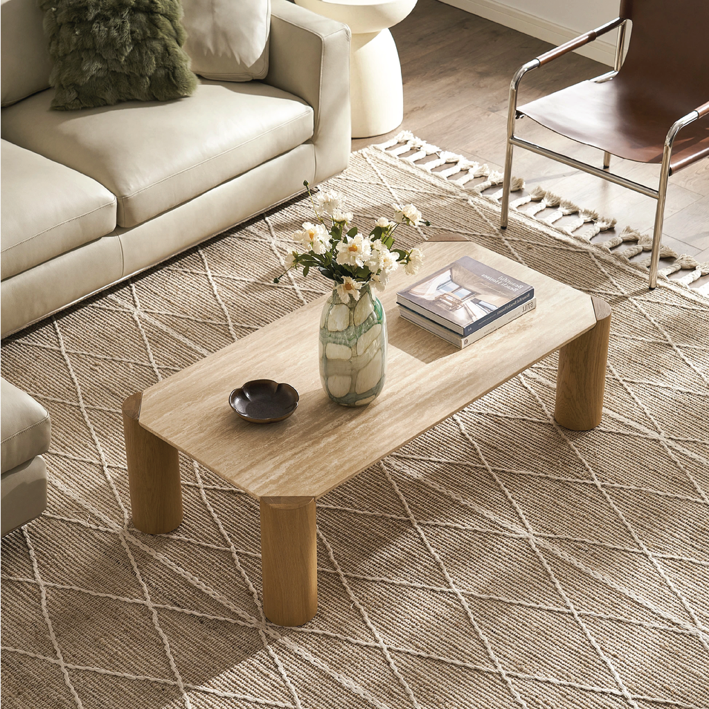 Albie Travertine - Bàn sofa