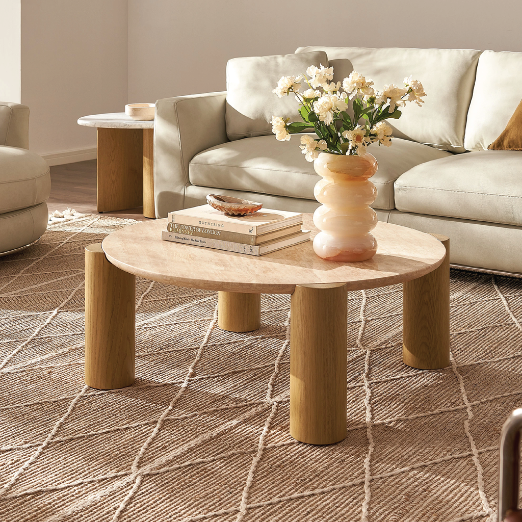 Albie Travertine - Bàn sofa
