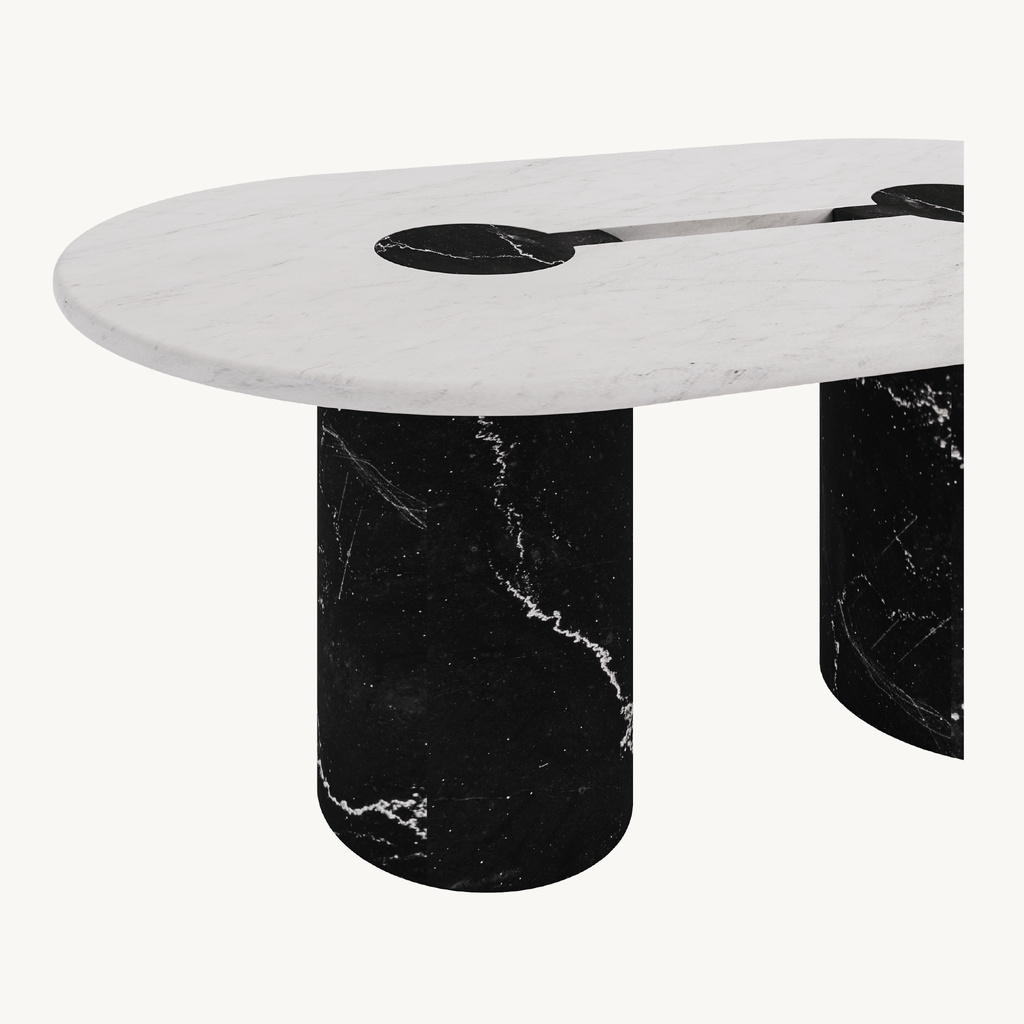 Bianca Oval - Bàn sofa
