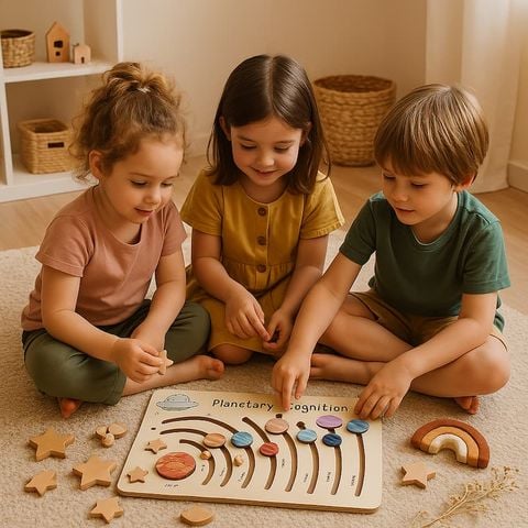 Bảng Đồ Chơi Giáo Dục Thông Minh Về Các Hành Tinh Cho Bé GAPI - TOY03