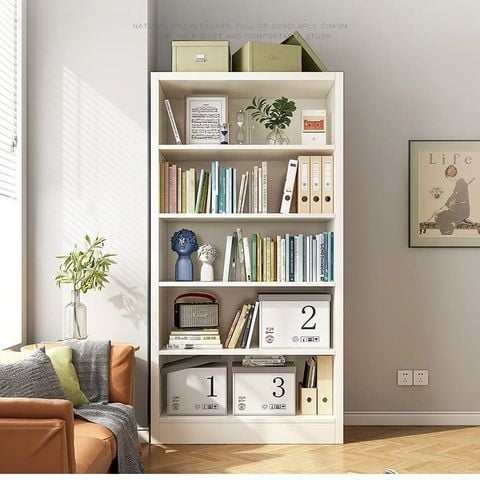 Kệ Sách Gỗ MDF Đa Năng 5 Tầng Tối Ưu Tiện Lợi Không Gian GAPI - GP250 (2 Màu)