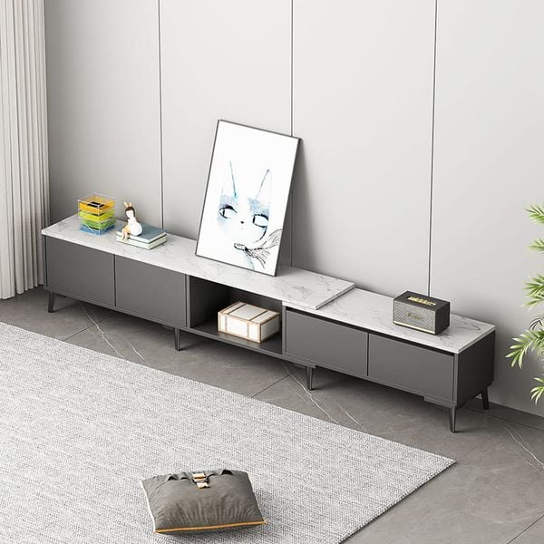 Kệ Tivi Có Ngăn Đa Năng, Hiện Đại Mặt Hoạ Tiết Vân Đá GAPI - GP298