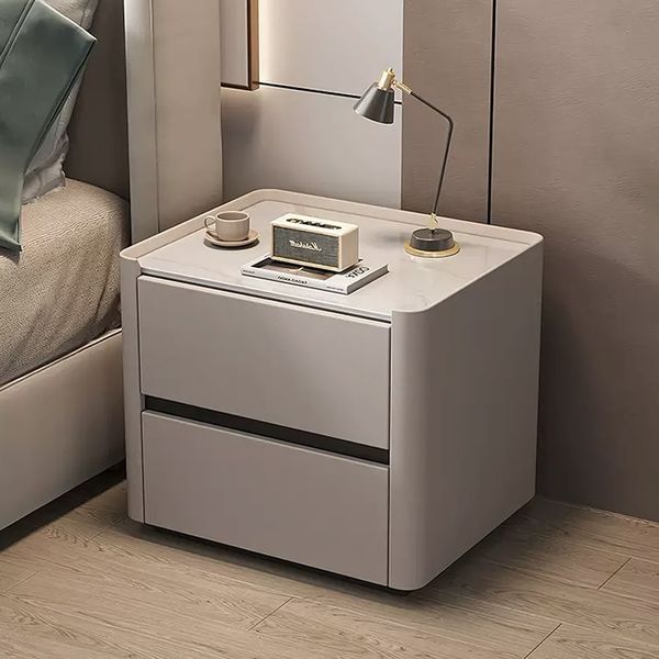 Tab đầu giường bọc da cao cấp 2 ngăn kéo tiện dụng - GM153