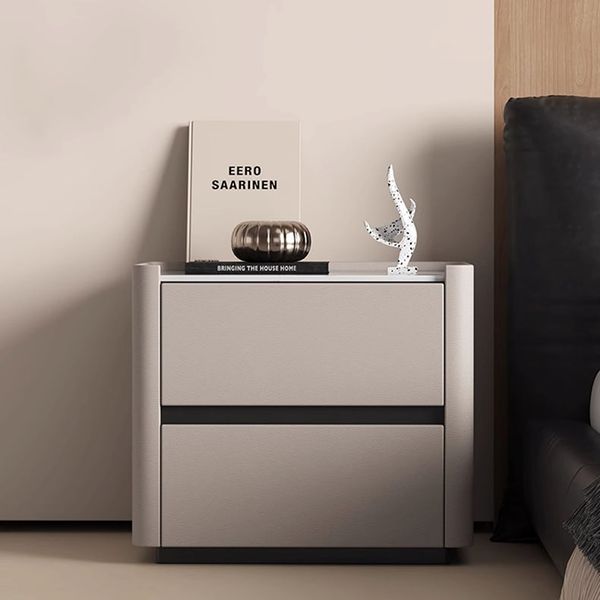 Tab đầu giường bọc da cao cấp 2 ngăn kéo tiện dụng - GM153