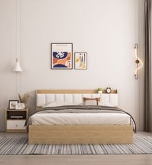 Giường ngủ Gỗ MDF Thông Minh Hiện Đại GAPI - GP240