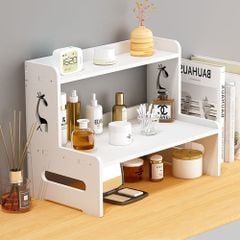 Kệ Đồ Để Bàn Nhỏ Gọn Màu Trắng Tối Giản GAPI - IG408