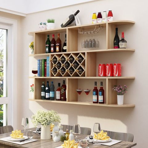 Kệ Rượu GAPI Treo Tường 4 Tầng Rộng 1m6 - GP46 - Hết hàng