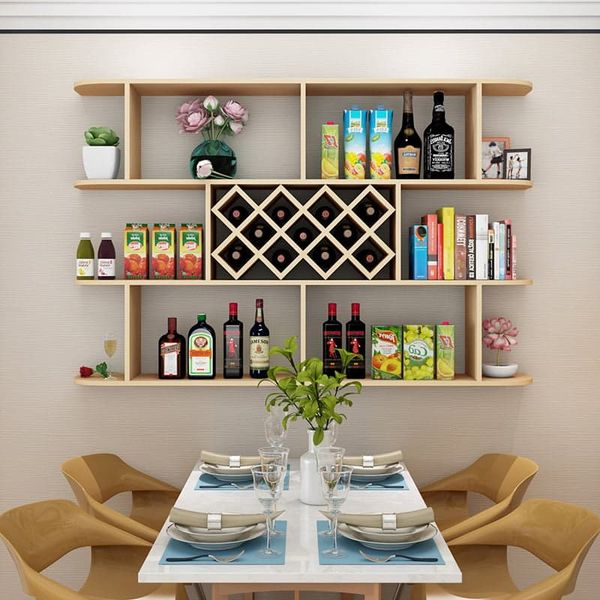 Kệ Rượu GAPI Treo Tường 4 Tầng Rộng 1m6 - GP46 - Hết hàng