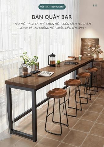 Bàn Gỗ Dài Hiện Đại, Sang Trọng GAPI - GM89