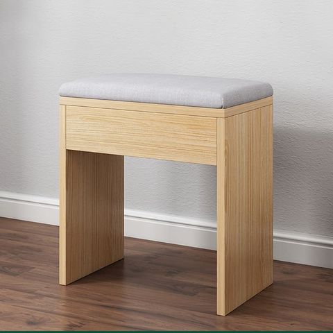 Combo Bàn Trang Điểm GP196.03 Gương K Led Gỗ+ Ghế GP138.03 Gỗ