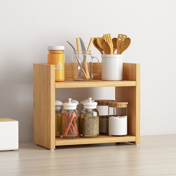 Kệ Gia Vị 2 Tầng Đa Năng Gỗ MDF GAPI - GA18