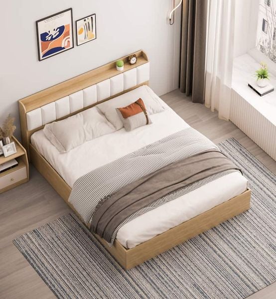 Giường ngủ Gỗ MDF Thông Minh Hiện Đại GAPI - GP240