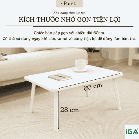 B.à.n L.à.m V.i.ệ.c Thông Minh Gấp Gọn Đa Năng, Hiện Đại GAPI - GP154