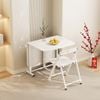 Bàn ăn thông minh gấp gọn full trắng GM194