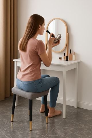 Ghế Đẩu Trang Điểm Nhỏ Gọn, Hiện Đại GAPI - GN66