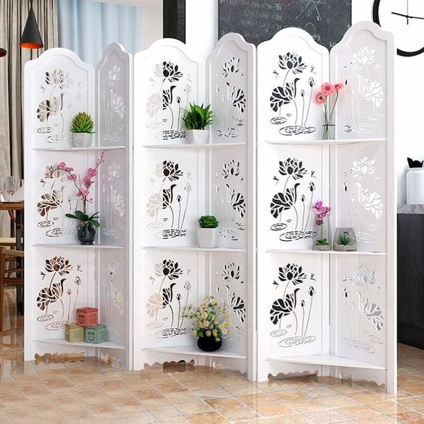 [Giảm giá 60%] Bình Phong Hoa Sen Có Kệ GAPI - IG478