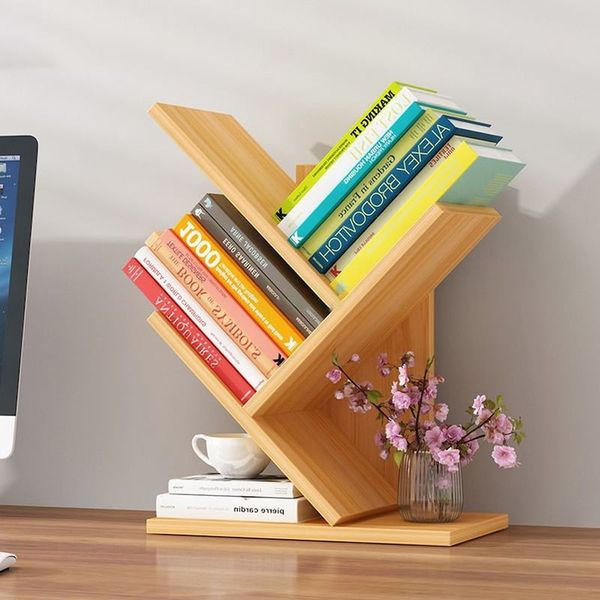 Kệ Sách GAPI Để Bàn Gỗ MDF Màu Trắng - GP113