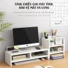 Kệ Máy Tính Để Bàn GAPI Gỗ MDF Màu Trắng GAPI - GP184