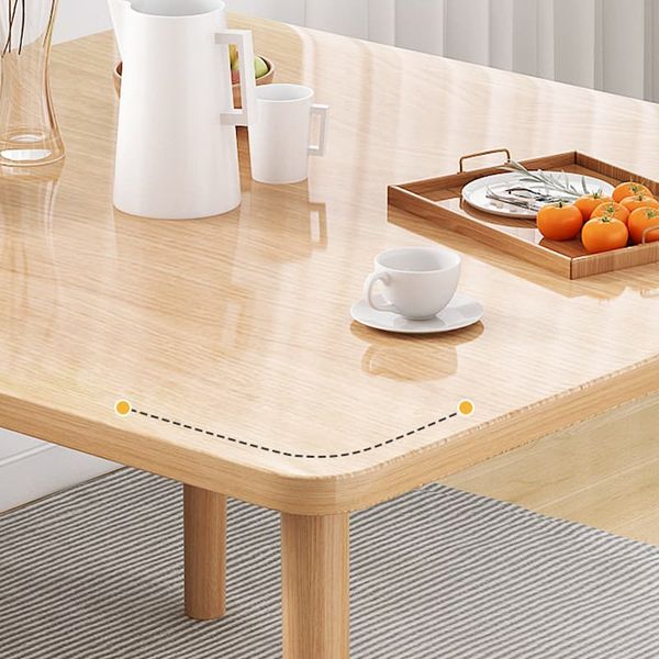 Bàn Ăn GAPI Phong Cách Bắc Âu Màu Trắng-Vân Gỗ - GP181