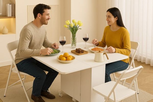 Combo Bộ Bàn Ăn GP372.01 + 4 GHẾ GM192.11