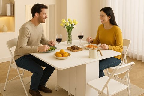 Combo Bộ Bàn Ăn GP372.01 + 4 GHẾ GM192.11