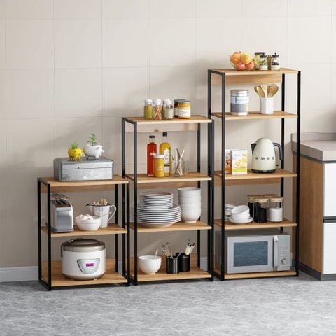 Kệ Nhà Bếp Bobu GAPI 3-5 Tầng Gỗ MDF - GM05