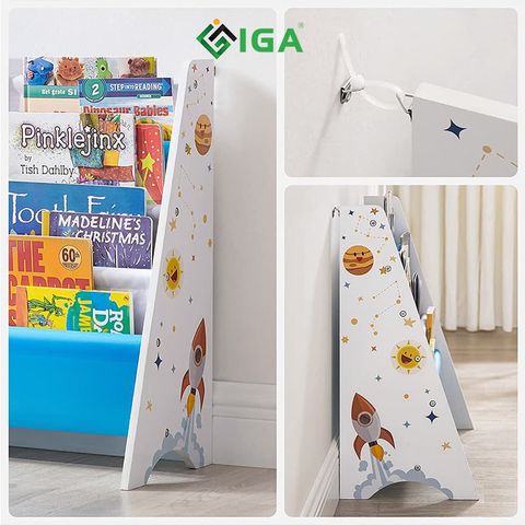 Kệ Sách Sắc Màu GAPI Cho Bé – Gọn Gàng, Ngộ Nghĩnh- IG409