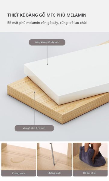 Giường ngủ Gỗ MDF Thông Minh Hiện Đại GAPI - GP240