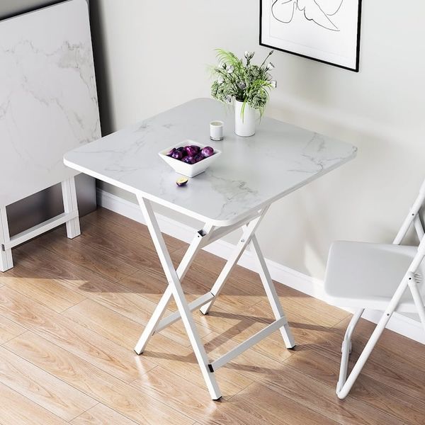 Bàn Ăn Thông Minh MDF Chân Sắt Gấp Gọn Tiện Lợi, Hiện Đại GAPI - GM125