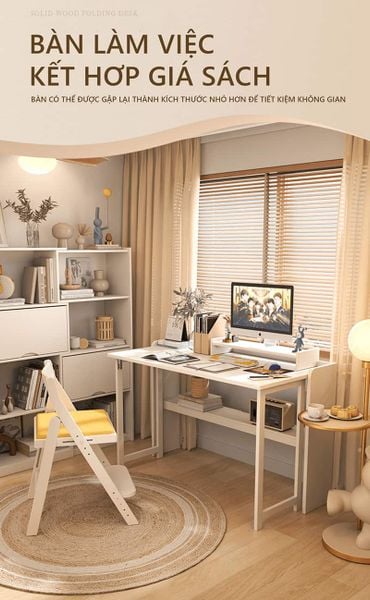 Bàn Làm Việc Gấp Gọn Thông Minh Đa Năng, Hiện Đại GAPI - GP309