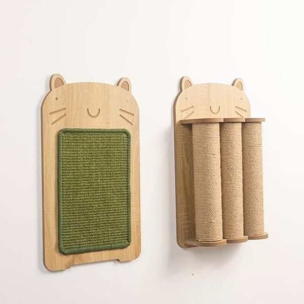 Thảm Cào Móng Treo Tường Hình Mèo Bảo Vệ Nội Thất - GU2