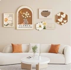 Tranh bộ dán tường bộ 5 tấm - GD-Z.02