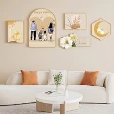 Tranh bộ dán tường bộ 5 tấm - GD-Z.03