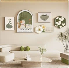 Tranh bộ dán tường bộ 5 tấm - GD-Z.04